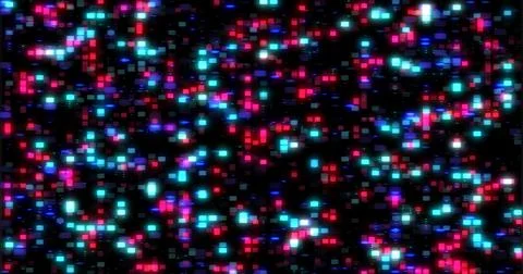 Vertical moving little flickering dots data flow matrix bg. Curvy disco scr.. Stock-Illustration