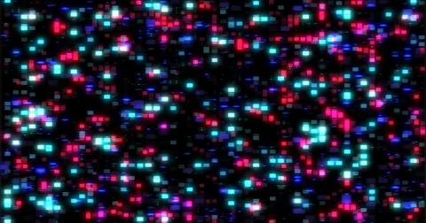 Vertical moving little flickering dots data flow matrix bg. Curvy disco scr.. Stock-Illustration