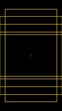 Vertical Multi Crop Guide Overlay, Square Portrait and Vertical Framing Ref.. Illustrazione stock