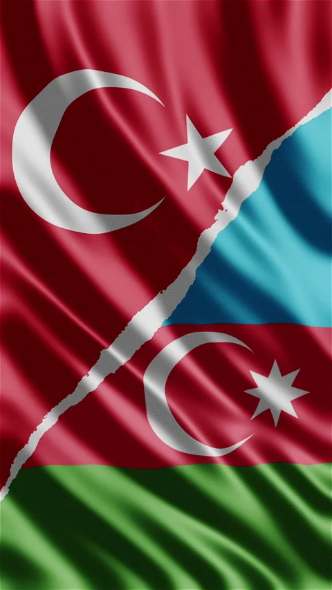 Vertical National 3d flags waving. Stock Footage 233220690