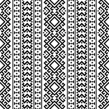 Vertical native style for seamless ethnic pattern texture background Stock Illustration