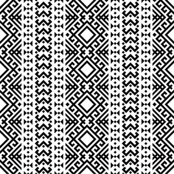 Vertical native style for seamless ethnic pattern texture background Stock Illustration