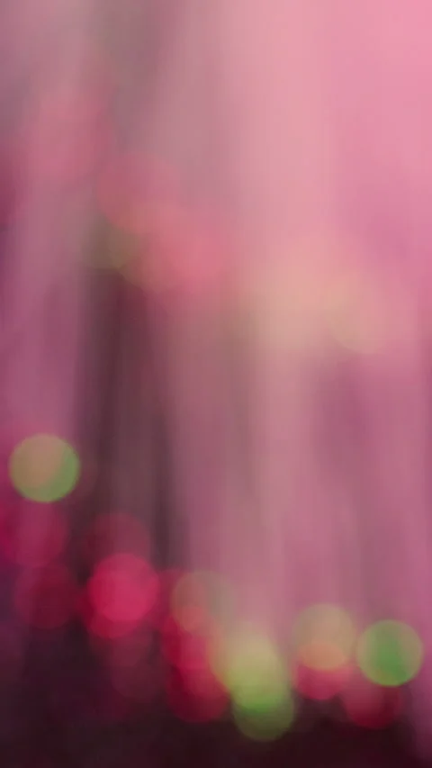 Vertical neon bokeh light defocused rays circles Stock Footage 283520327