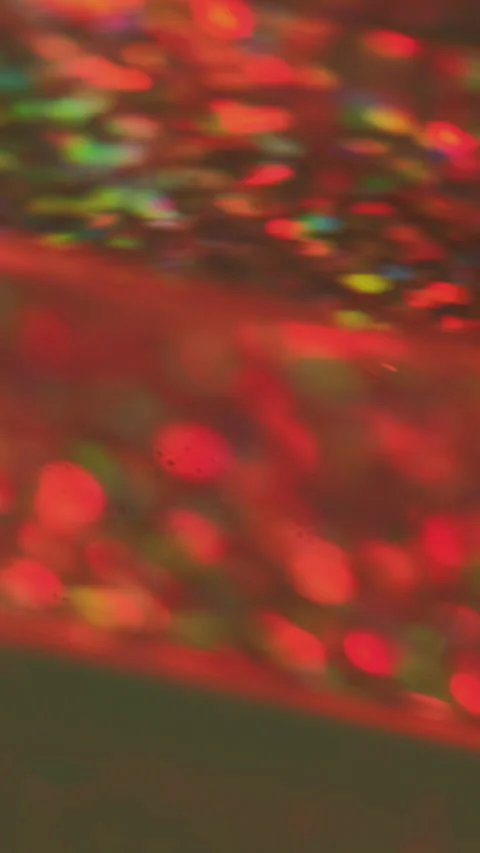 Vertical neon cube color flash glass defocused Stock Footage 284902418