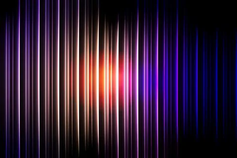 Vertical Neon Light Streaks Gradient Background Orange Purple Blue abstract Illustrazione stock
