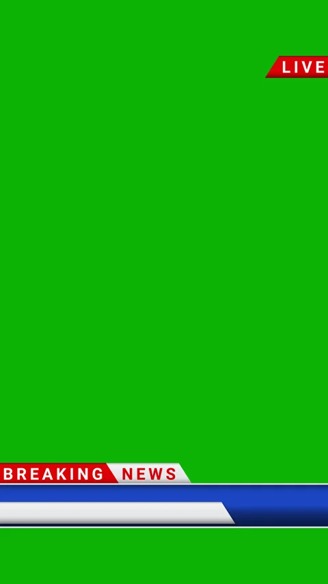 Vertical news intro animation with live indicator Stock Footage 335882821