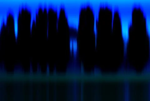 Vertical night park blurred background Ilustración de archivo