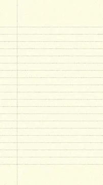 Vertical Notebook Background with Ruled Lines and Title Space Stock Illustration