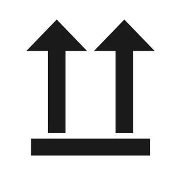 A vertical object icon Stock Illustration