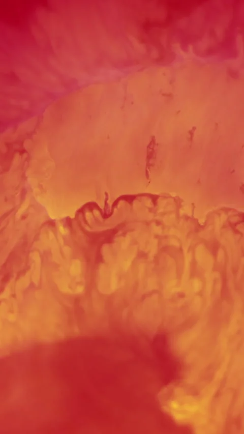 Vertical oil wave blur splash liquid paint fluid Stock Footage 330515268