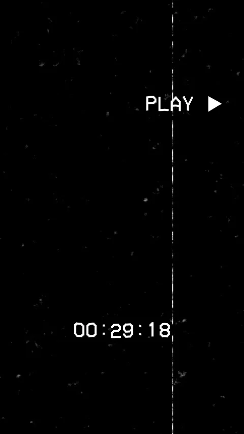 Vertical Old Damaged VHS Tape Playing Glitch Screen with Analog Noise, Dist.. Stock Footage 332636129
