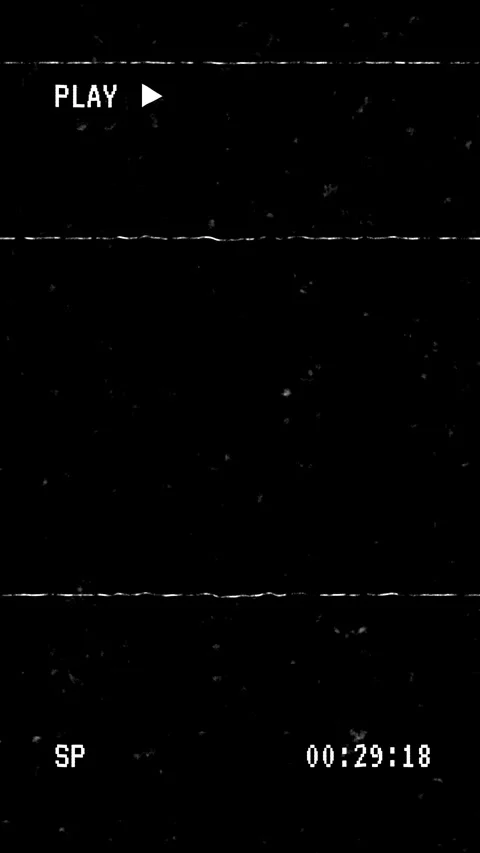 Vertical Old Damaged VHS Tape Playing Glitch Overlay with Distorted Signal,.. Stock Footage 332636130