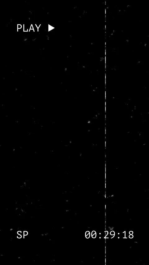 Vertical Old Damaged VHS Tape Playing Glitch Animation with Distorted Signa.. Stock Footage 332636139