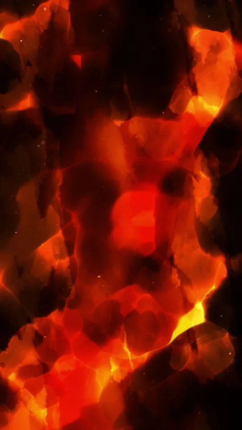 Vertical Orange Dark Abstract Clouds 4K Loop Stock Footage 270443056