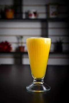 Vertical orange juice Foto stock