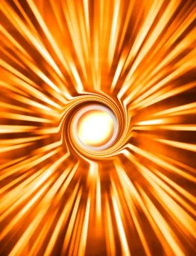 Vertical orange sun rays swirl abstraction background 스톡 일러스트