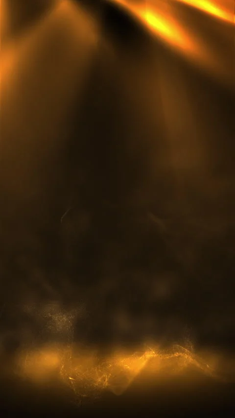 Vertical Orange Volumetric Stage Lights Through Smoke Seamless Loop Stock Footage 345569835