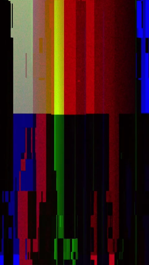 Vertical Overlay Glitch 11 Stock Footage 327130457