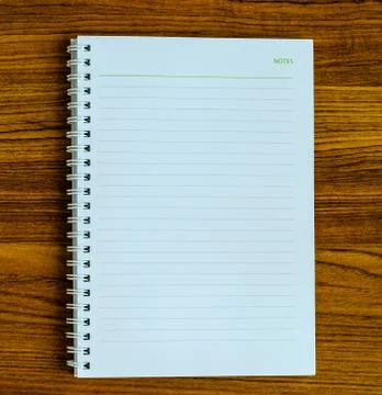 Vertical page notebook Stock Photos