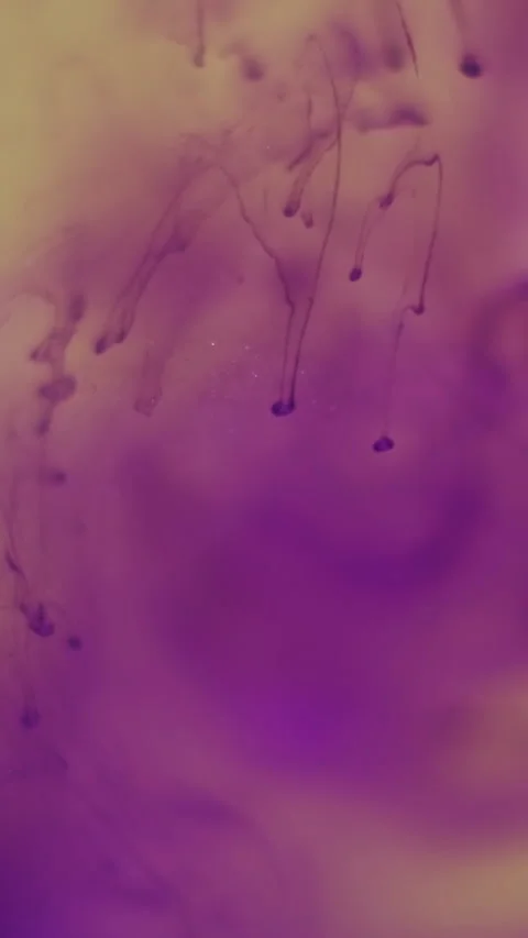 Vertical paint background color water splash flow Stock Footage 346815587