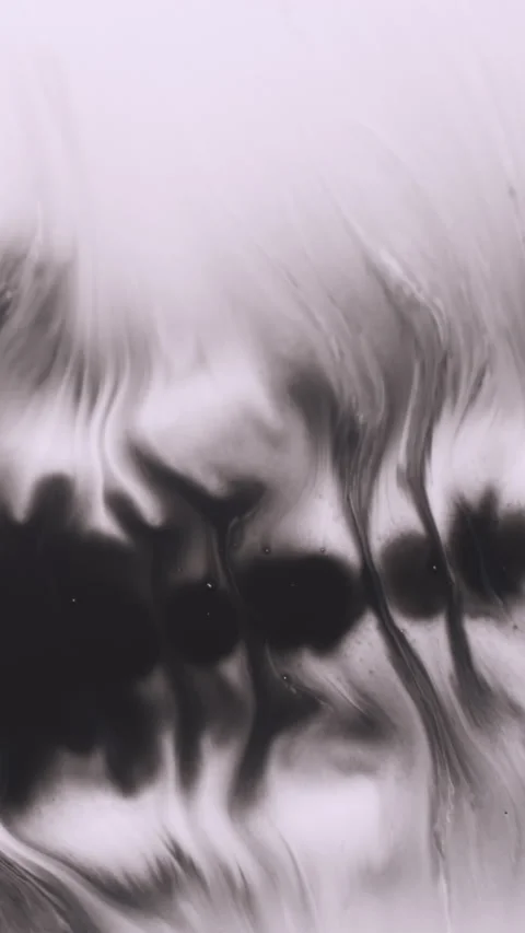 Vertical paint blotch water spill texture drop Video stock 329439162