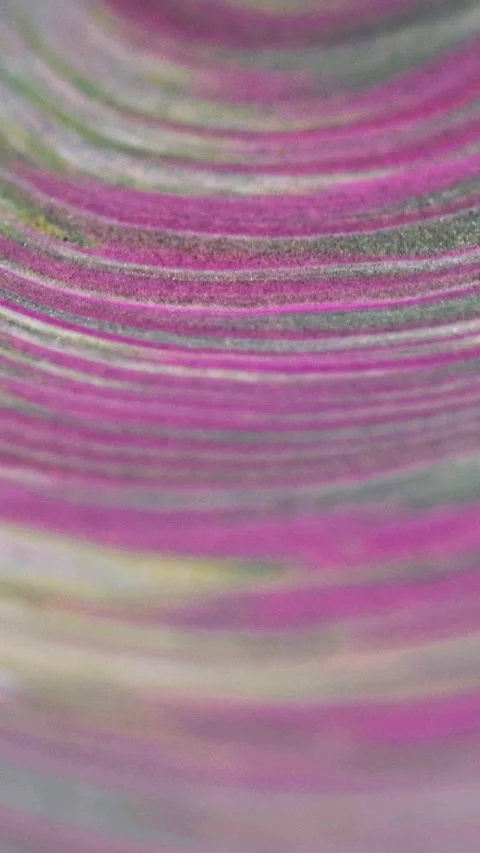 Vertical paint drip sparkling fluid pink gray mix Stock Footage 295738564