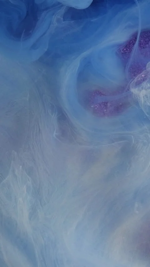 Vertical paint mist cloud blur water splash haze Stock-Footage 315544535