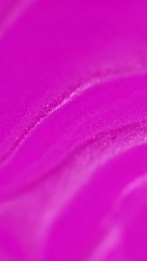 Vertical paint mix shimmering fluid pink white Video stock 284901255