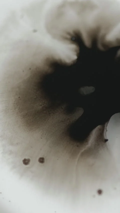 Vertical Paint spatter ink water drop black sprinkle white Stock Footage 271049451