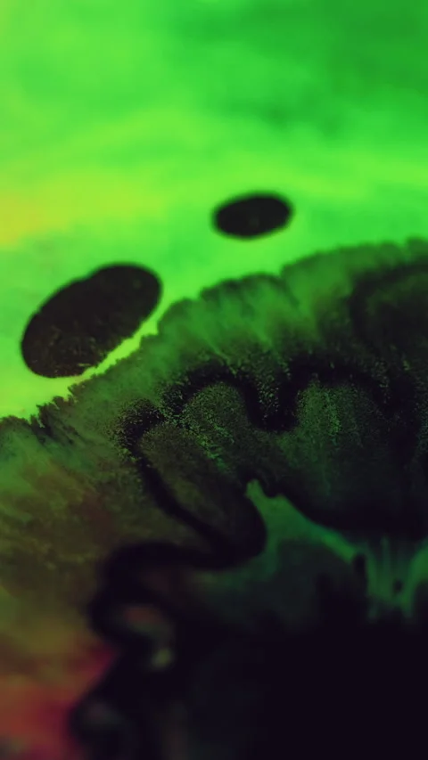 Vertical Paint splash ink splatter color gradient blotch Stock Footage 277178339