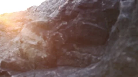 Vertical pan shot to a spectacular sunset in the mountains Stock Footage 51104206