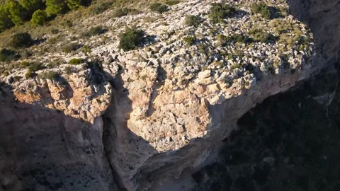 Vertical panorama of a sea cliff 库存影片 239853532