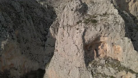 Vertical panorama of a steep mountain slope 库存影片 239776542