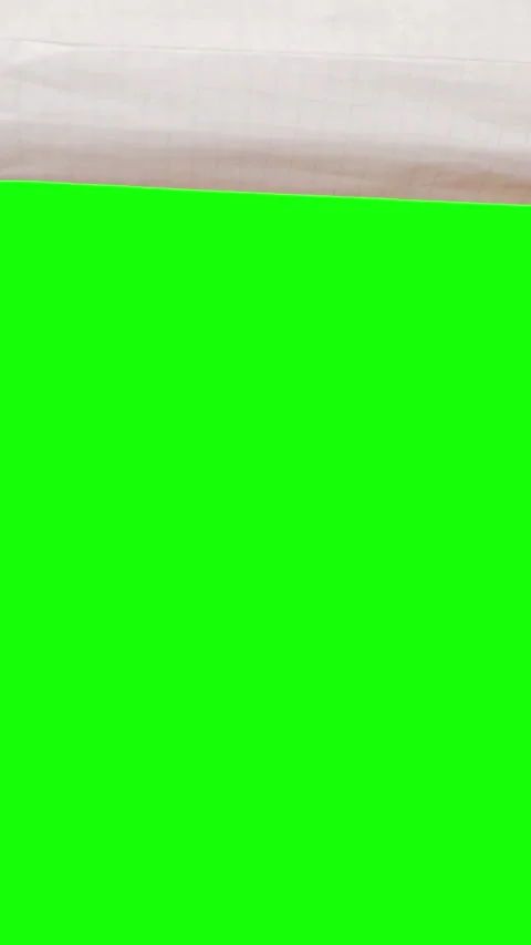 Vertical Paper Roll Transition From Top and Bottom on Green Screen Stock Footage 324803089