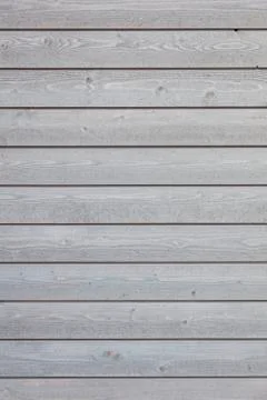 Vertical part of horizontal planks with light grey paint Stock Photos