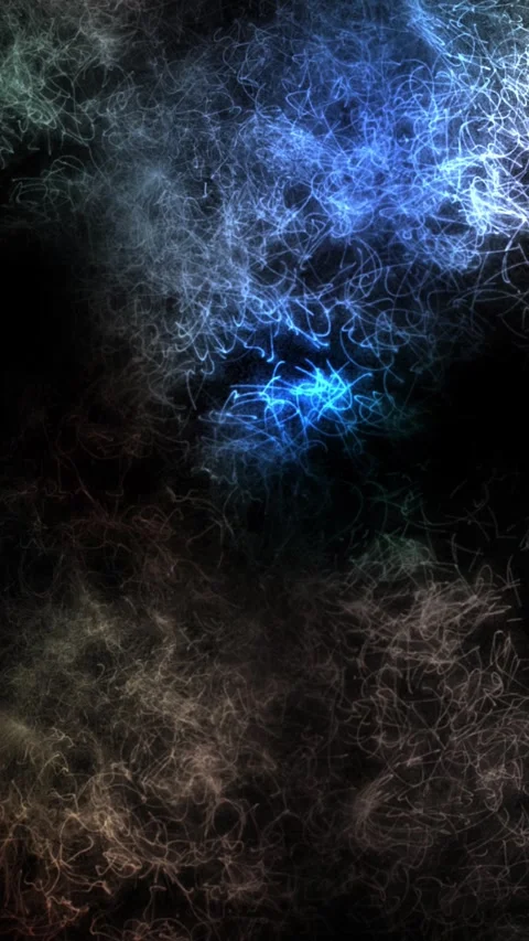 Vertical Particle Strings and Lights Background 4K Loop Stock Footage 270442777