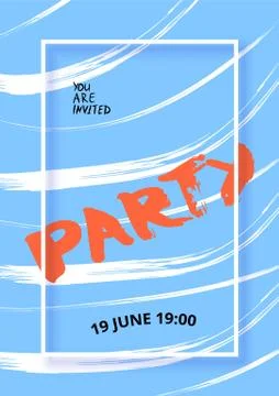 Vertical Party banner. Holography elements. Template for holiday design. Vect イラスト素材