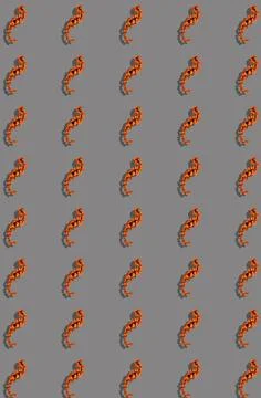 Vertical pattern with granulated instant coffee on a gray background. Coffee  Stock Illustration
