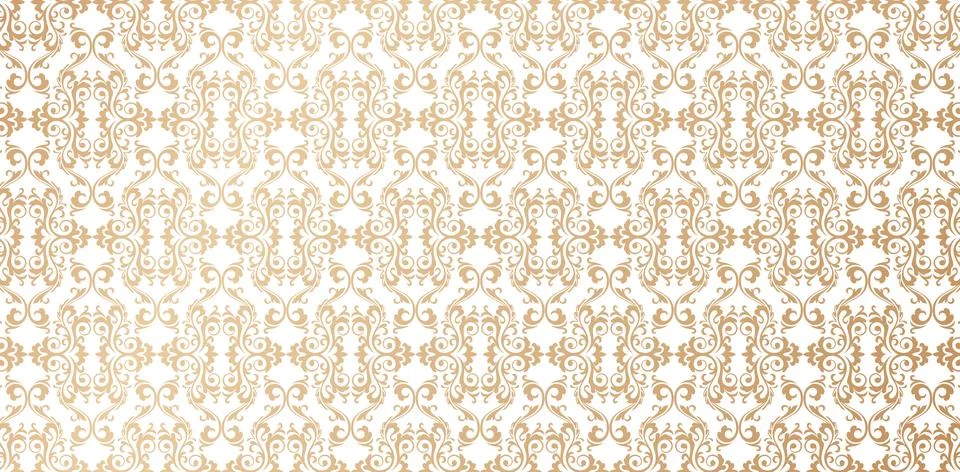 Vertical Pattern Ornament gold Stock Illustration