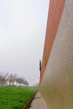 Vertical perspective of a wall Stock Photos