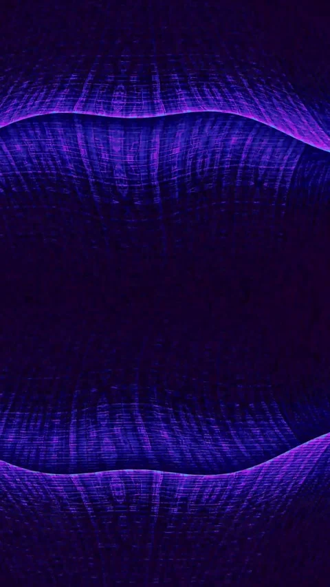 A vertical physics shape waveform waves moving pulsing psychedelic contrast Video stock 260130805
