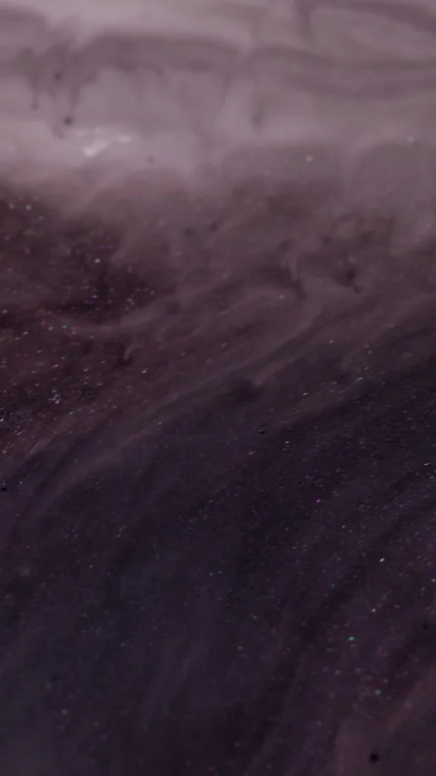 Vertical pigment flow ink drip paint spread mix Stock Footage 314758846