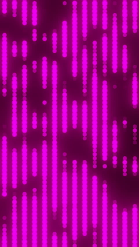 Vertical pink disco party light flashes blurred bokeh digital seamless bg Stock Footage 243024207