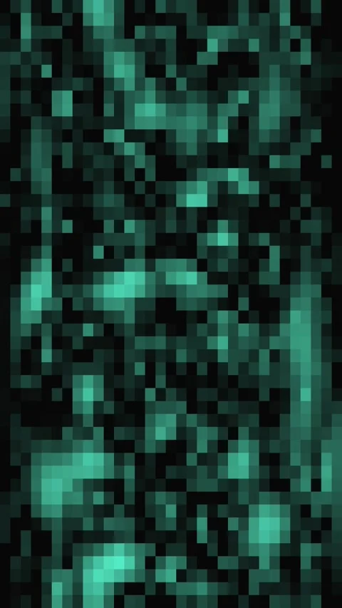 Vertical Pixel Glitch Abstract Background Teal and Black Stock Footage 325949315