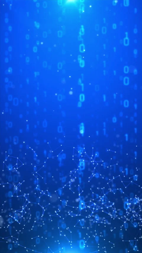 Vertical plexus dot and connection line Stock Footage 305830787
