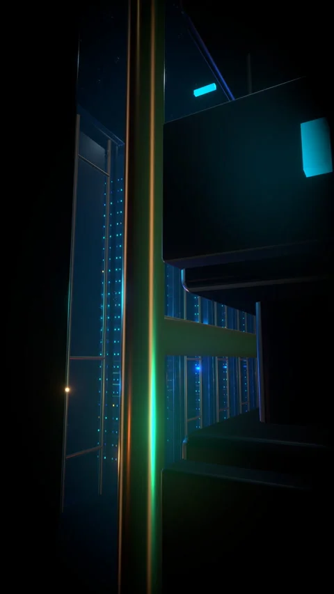 Vertical precise cinematic focus push penetrating a massive, Vertical 9:16 4K Stock Footage 338215749