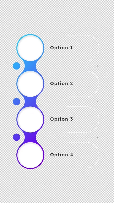 Vertical process map infographic 4 steps template animation Stock Footage 331846437