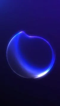 Vertical purple gradient sphere with glowing plasma light and smooth abstra.. 스톡 일러스트