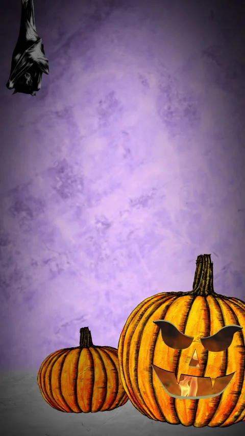 Vertical purple halloween background Stock Footage 287441187