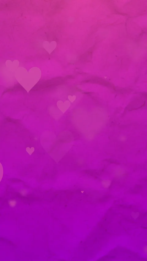 Vertical Purple Hearts Loop Love Background Stock Footage 328279793